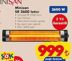 MİNİSAN SR 2600 ISITICI